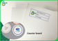 0.45mm 0.6mm Kalın Beyaz Emici İçecek Altlıkları Karton Kağıt Levhalar